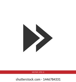 Arrow icon / logo black vector 