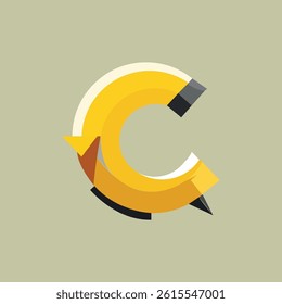 arrow icon logo concept with various shapes and elements of numbers and letters trending in 2025