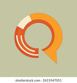 arrow icon logo concept with various shapes and elements of numbers and letters trending in 2025