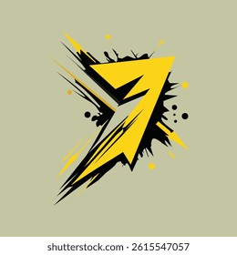 arrow icon logo concept with various shapes and elements of numbers and letters trending in 2025