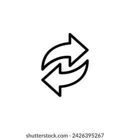 icono de flecha o diseño de logotipo símbolo de signo aislado ilustración vectorial - icono de vector de estilo de línea de alta calidad adecuado para diseñadores, desarrolladores web, pantallas y sitios web