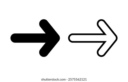 Arrow icon logo design. Arrow sign and symbol for web design.