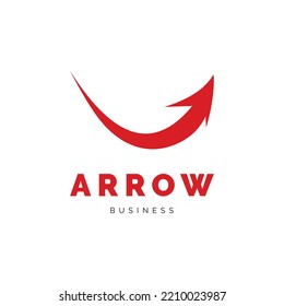 Arrow Icon Logo Design Template