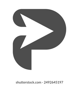 Plantilla de diseño de logotipo de icono de flecha