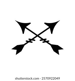 Arrow icon logo design template isolated illustration