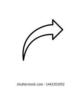 arrow icon, logo design trendy