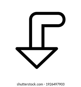 arrow icon or logo isolated sign symbol vector illustration - high quality black style vector icons
