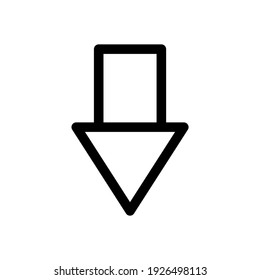 arrow icon or logo isolated sign symbol vector illustration - high quality black style vector icons
