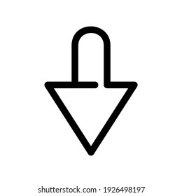 arrow icon or logo isolated sign symbol vector illustration - high quality black style vector icons
