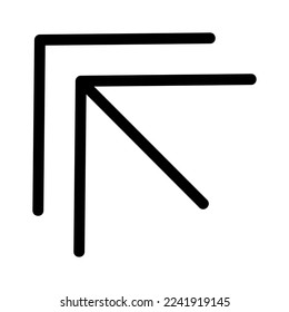 arrow icon or logo isolated sign symbol vector illustration - high quality black style vector icons
