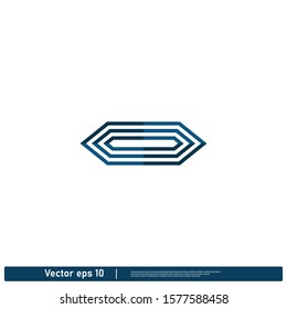 Arrow icon Logo template design element vector eps 10