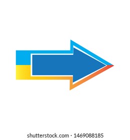 arrow icon logo vector design