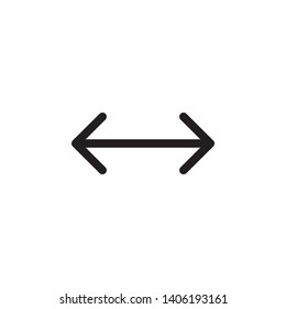 arrow icon logo vector illustration design template
