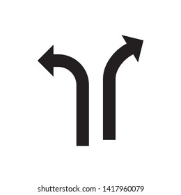 arrow icon logo vector simple illustration