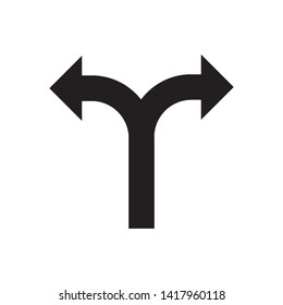 arrow icon logo vector simple illustration