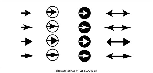 Arrow icon. Mega set of vector arrows