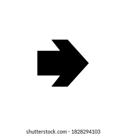arrow icon, minimal black arrow
