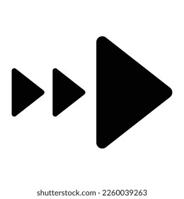 Arrow icon. Modern simple arrow or cursor. Directional arrow flat style isolated on white background. Vector illustration