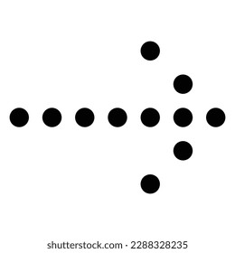 Arrow icon. Modern simple arrow or cursor. Directional arrow flat style isolated on white background. Vector illustration