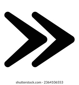 Arrow icon. Modern simple arrow or cursor. Directional arrow flat style isolated on white background. Vector illustration