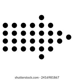 Arrow icon. Modern simple arrow or cursor. Directional arrow flat style isolated on white background. Vector illustration