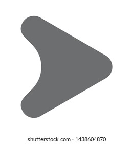 Arrow icon  Next symbol Right sign button vector