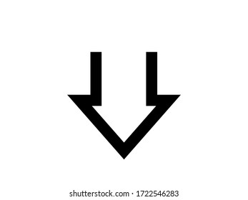  Icono de flecha. Icono del vector de flecha siguiente aislado en el fondo. Flecha de cursor de ilustración para aplicaciones móviles. Pictograma para el diseño de páginas web. Flecha de icono de estilo minimalista. Icono de concepto Web. EPS 10
