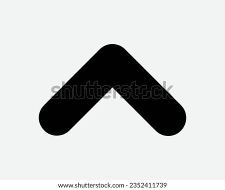 Arrow Up Icon North Upwards Enter Entrance Path Navigation Position Pointer Point Orientation Upload Swipe Gesture Black Shape Vector Sign Symbol