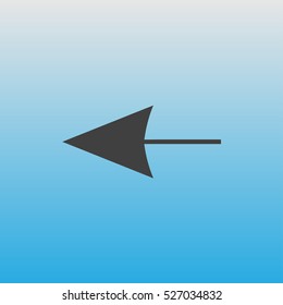 Arrow  icon on the left