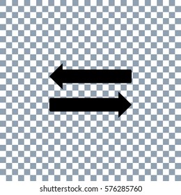 Arrow Icon on transporent background