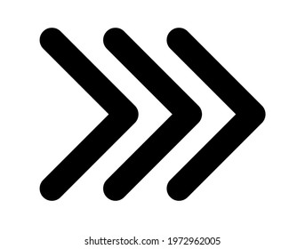 arrow icon on white background