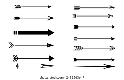 arrow icon on a white background