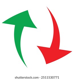  Arrow icon on white background. flat style. arrow icon for your web site design, logo, app, UI. arrow indicated the direction symbol. curved arrow sign