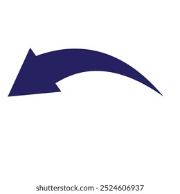  arrow icon on white background. flat style. arrow icon for your web site design, logo, app, UI. arrow indicated the direction symbol. curved arrow sign.