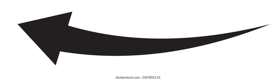 icono de flecha sobre fondo blanco. estilo plano. icono de flecha para el diseño de su Sitio web, logotipo, App, interfaz de usuario. flecha indica el símbolo de dirección.