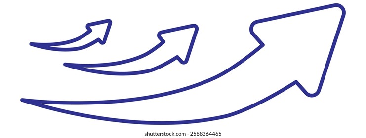 arrow icon on white background. flat style. arrow icon for your web site design, logo, app, UI. arrow indicated the direction symbol. curved arrow sign