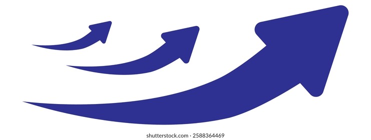 arrow icon on white background. flat style. arrow icon for your web site design, logo, app, UI. arrow indicated the direction symbol. curved arrow sign