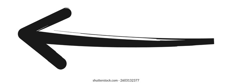 arrow icon on white background. flat style. arrow icon for your web site design, logo, app, UI. arrow indicated the direction symbol. curved arrow sign.