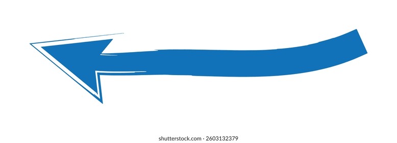 arrow icon on white background. flat style. arrow icon for your web site design, logo, app, UI. arrow indicated the direction symbol. curved arrow sign.
