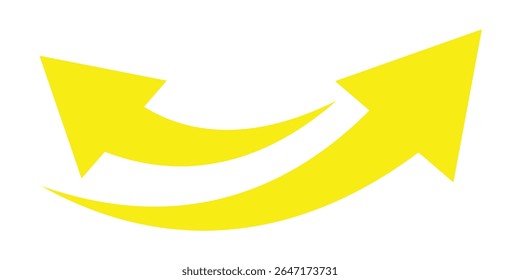  Icono de flecha sobre fondo blanco. Vector de icono de flecha de bordillo negro en estilo plano. signo de flecha curvado. icono de flecha para su diseño de Sitio web. Ilustración vectorial.