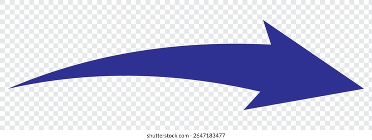 Icono de flecha sobre fondo blanco. estilo plano. icono de flecha para su diseño de Sitio web, logotipo, App, interfaz de usuario. flecha indica el símbolo de dirección. signo de flecha curva.