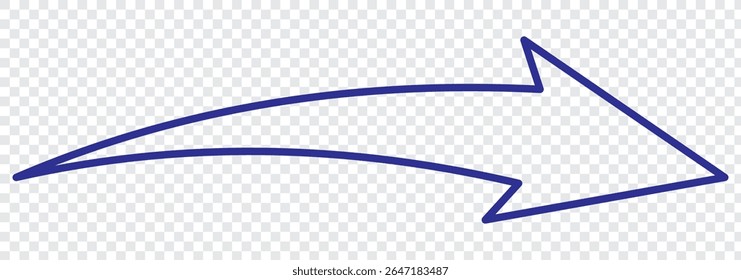Arrow icon on white background. flat style. arrow icon for your web site design, logo, app, UI. arrow indicated the direction symbol. curved arrow sign.