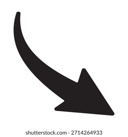 icono de flecha en el fondo blanco. icono de flecha para el diseño de su Sitio web, logotipo, App, interfaz de usuario. flecha indica el símbolo de dirección.