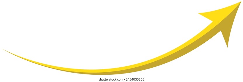 Arrow icon on white and transparent background. flat style. arrow icon for your web site design, logo, app, UI. arrow indicated the direction symbol. curved , isolated forward arrow.
