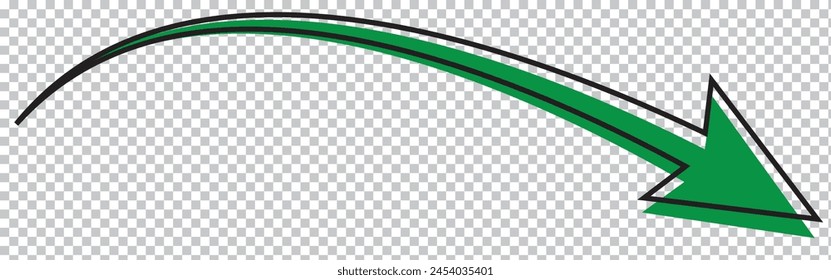 Arrow icon on white and transparent background. flat style. arrow icon for your web site design, logo, app, UI. arrow indicated the direction symbol. curved , isolated forward arrow.