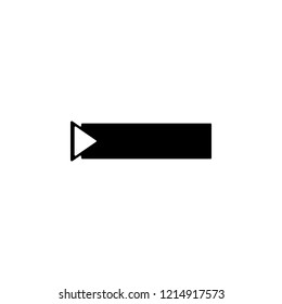 arrow icon. One of simple collection icons for websites, web design, mobile app