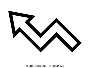 arrow icon outline, arrow sign and symbol, arrow for direction button