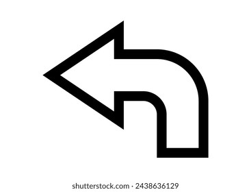 arrow icon outline, arrow sign and symbol, arrow for direction button