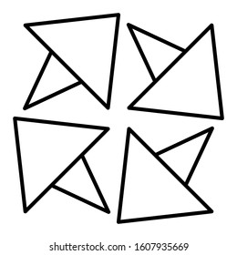 Arrow Icon in Outline Style