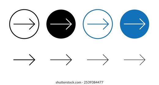 Arrow Icon Outline vector for web ui